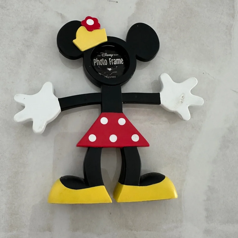 Vintage Mickey & Minnie Mouse Disney Photo Frame Figures Perfect 4 Disney Lovers